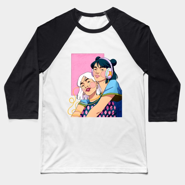 I leave here with a kiss Baseball T-Shirt by Karothekreator